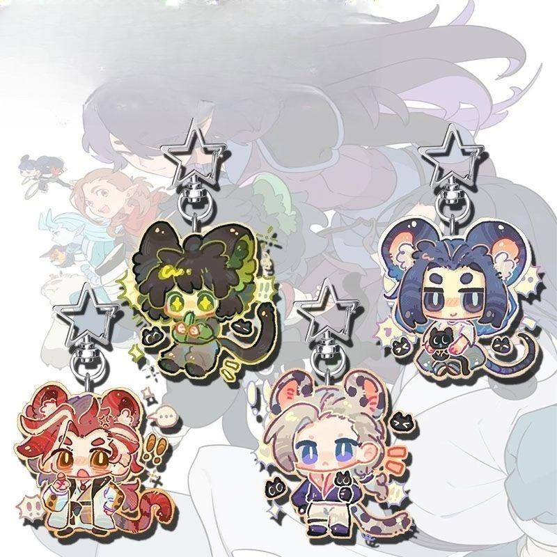 Original Anime Merchandise - สินค้าอนิเมะจากซีรีส์เรื่อง Rou Xiaohēi War Chronicles พวงกุญแจอะคริลิกการ์ตูน