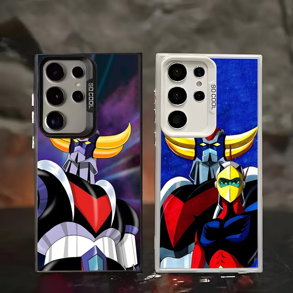 Phone Case Anime - เคสโทรศัพท์ลายอนิเมะ UFO Robot Grendizer สีเงินหลากสี เหมาะสำหรับ