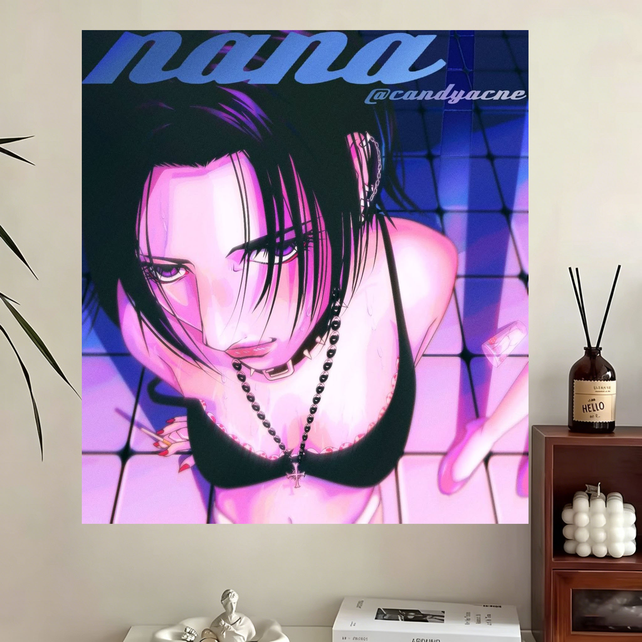 Nana Anime Merchandise - VIKAMA NANA โคมัตสึ นานะ พรมแขวนผนังลายการ์ตูนญี่ปุ่น สาวอนิเมะ