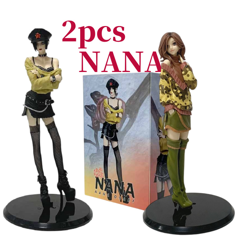 Nana Anime Merchandise - 2 ชิ้น ฟิกเกอร์อนิเมะ NANA ขนาด 21