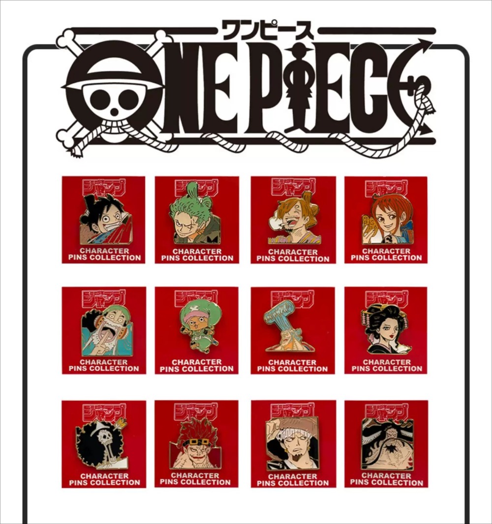 เข็มกลัดโลหะลายวันพีซของแท้  ร - Luffy Anime Merchandise บทวิจารณ์และราคา