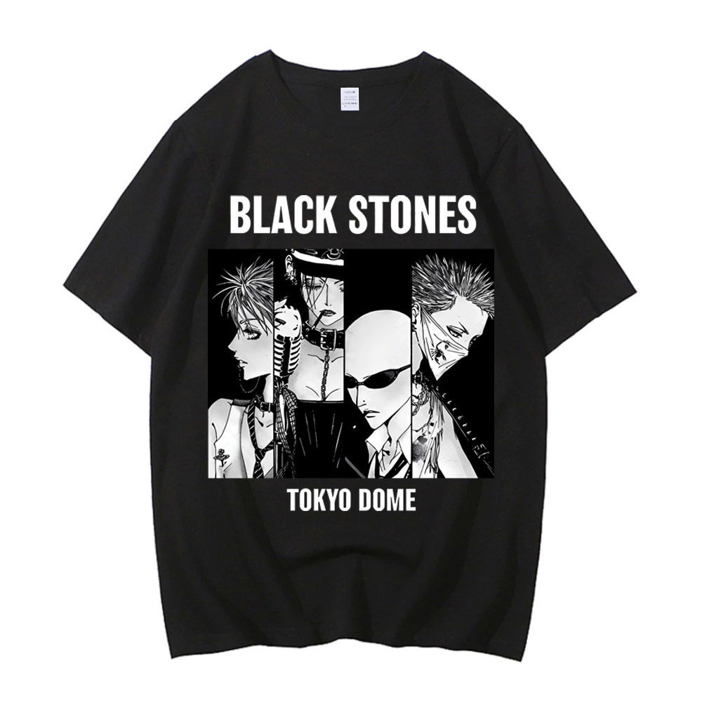 หินสีดํา Nana Osaki ผ้าฝ้าย T  - Nana Anime Merchandise บทวิจารณ์และราคา