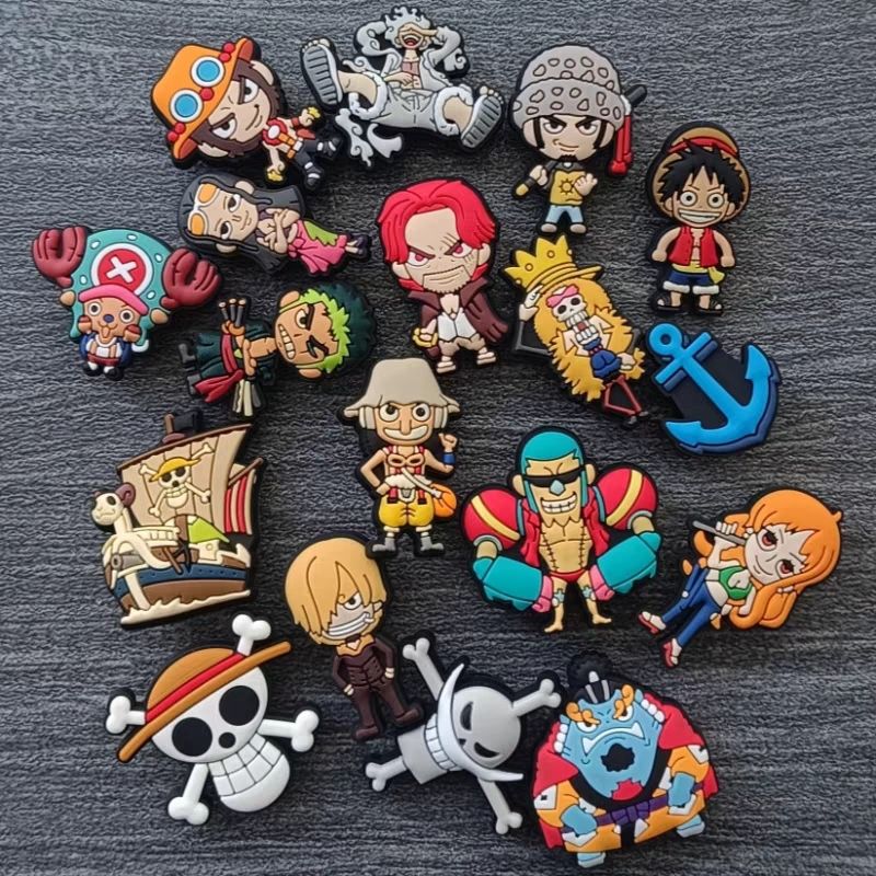 อุปกรณ์ตกแต่งรองเท้าลายการ์ตูน - Anime One Piece Merchandise บทวิจารณ์และราคา