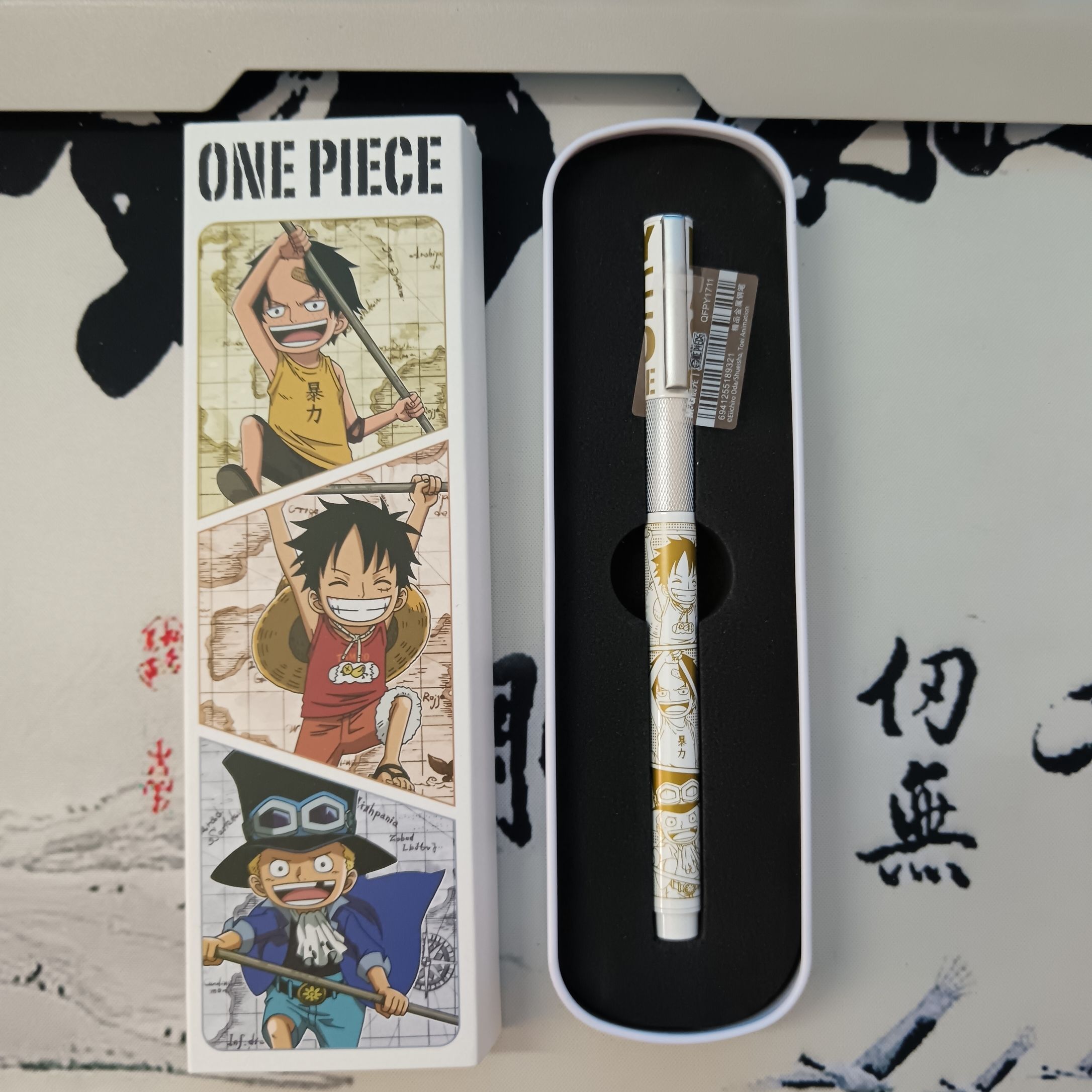 ปากกาหมึกซึมลายการ์ตูนวันพีซ ม - Luffy Anime Merchandise บทวิจารณ์และราคา