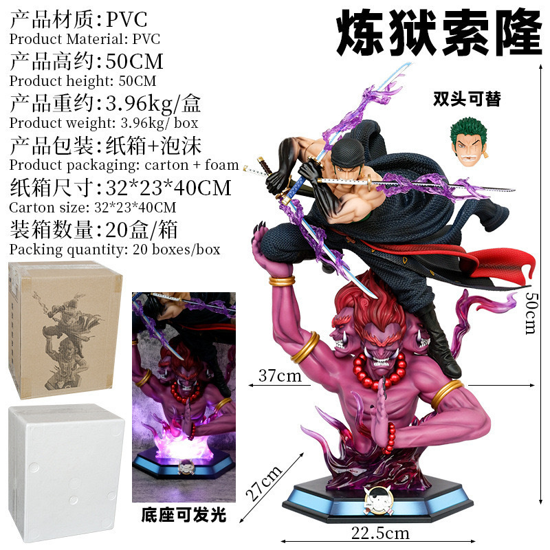 โมเดลวันพีซ โรโรโนอา โซโล รุ่น - Anime One Piece Merchandise บทวิจารณ์และราคา