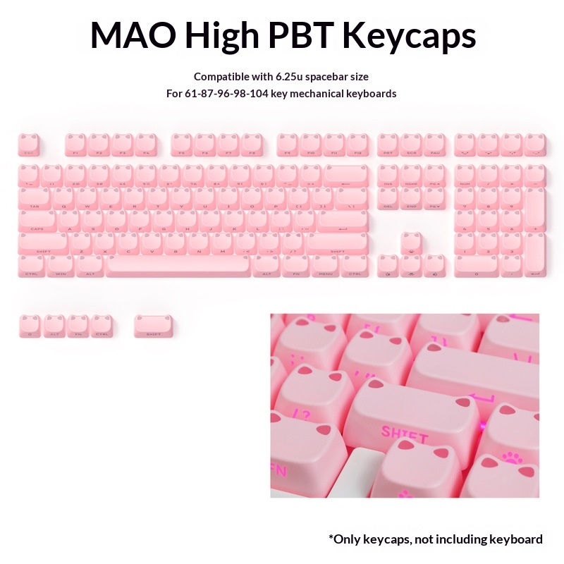 คีย์แคปใสลายหูแมวน่ารัก 113 ชิ - Keycap Artisan Anime บทวิจารณ์และราคา