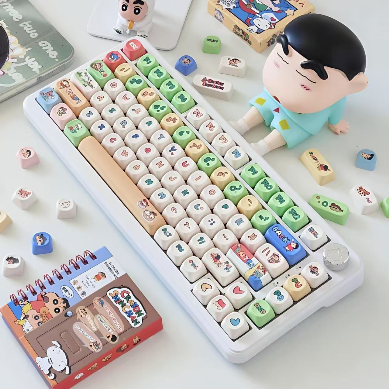 คีย์แคปลายการ์ตูนชินจัง MOA น่ - Keycap Artisan Anime บทวิจารณ์และราคา
