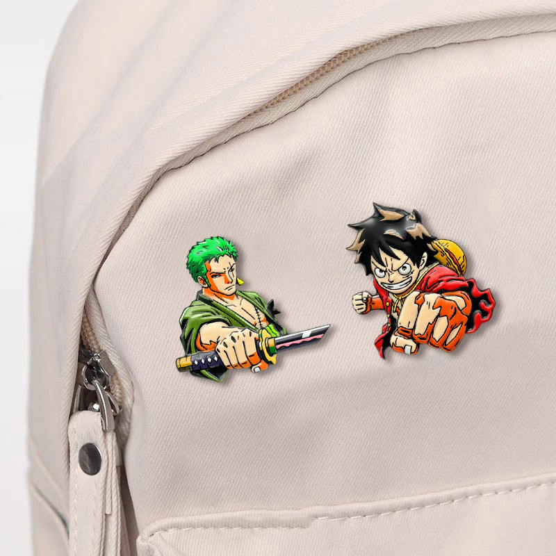 เข็มกลัดตัวการ์ตูนวันพีซ 4 ชิ้ - Anime One Piece Merchandise บทวิจารณ์และราคา