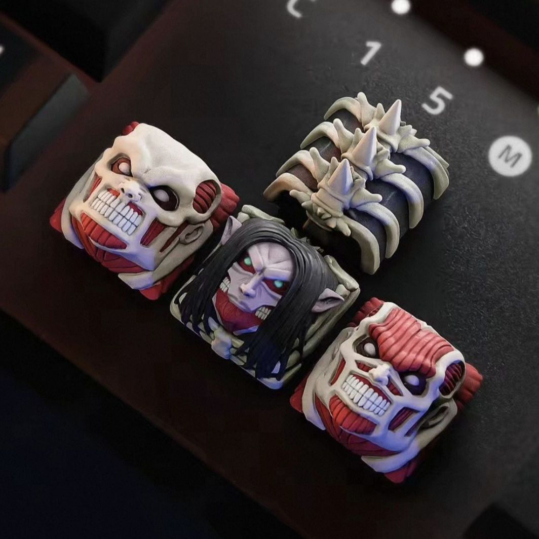 ชุดคีย์แคป NEW Attack on Titan - Keycap Artisan Anime บทวิจารณ์และราคา